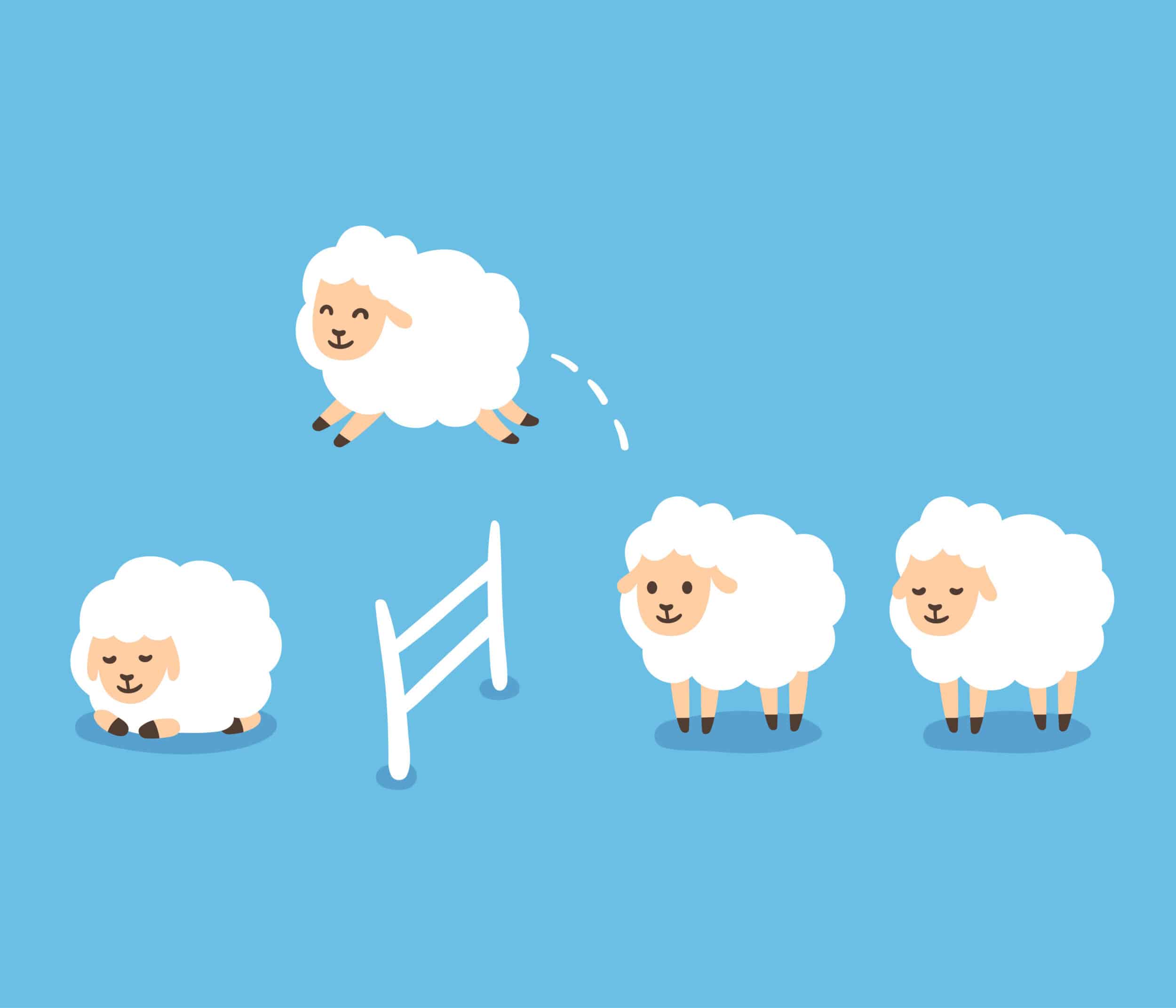 Jumping Sheep