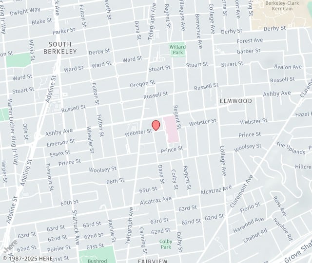 Location Map: 2435 Webster Street Berkeley, CA 94705