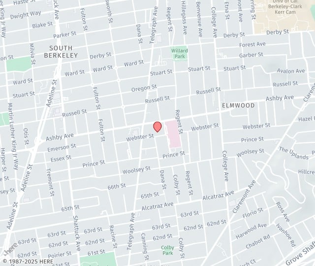Location Map: 2435 Webster Street Berkeley, CA 94705